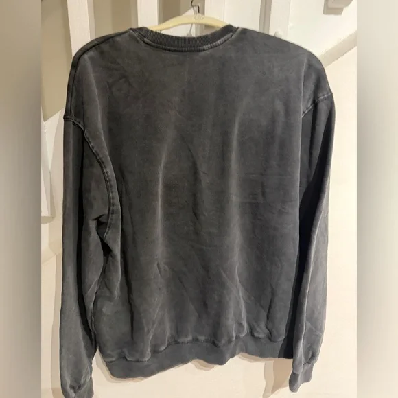 Zara Charcoal Sweatshirt with Orange Detail M - Picture 5 of 5